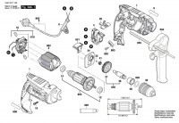 Bosch 3 601 B17 109 Gsb 13Re Percussion Drill / Eu Spare Parts